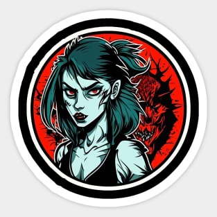 WOLF GIRL Sticker